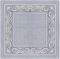 3BB. Grey Bandana (22” x 22”)