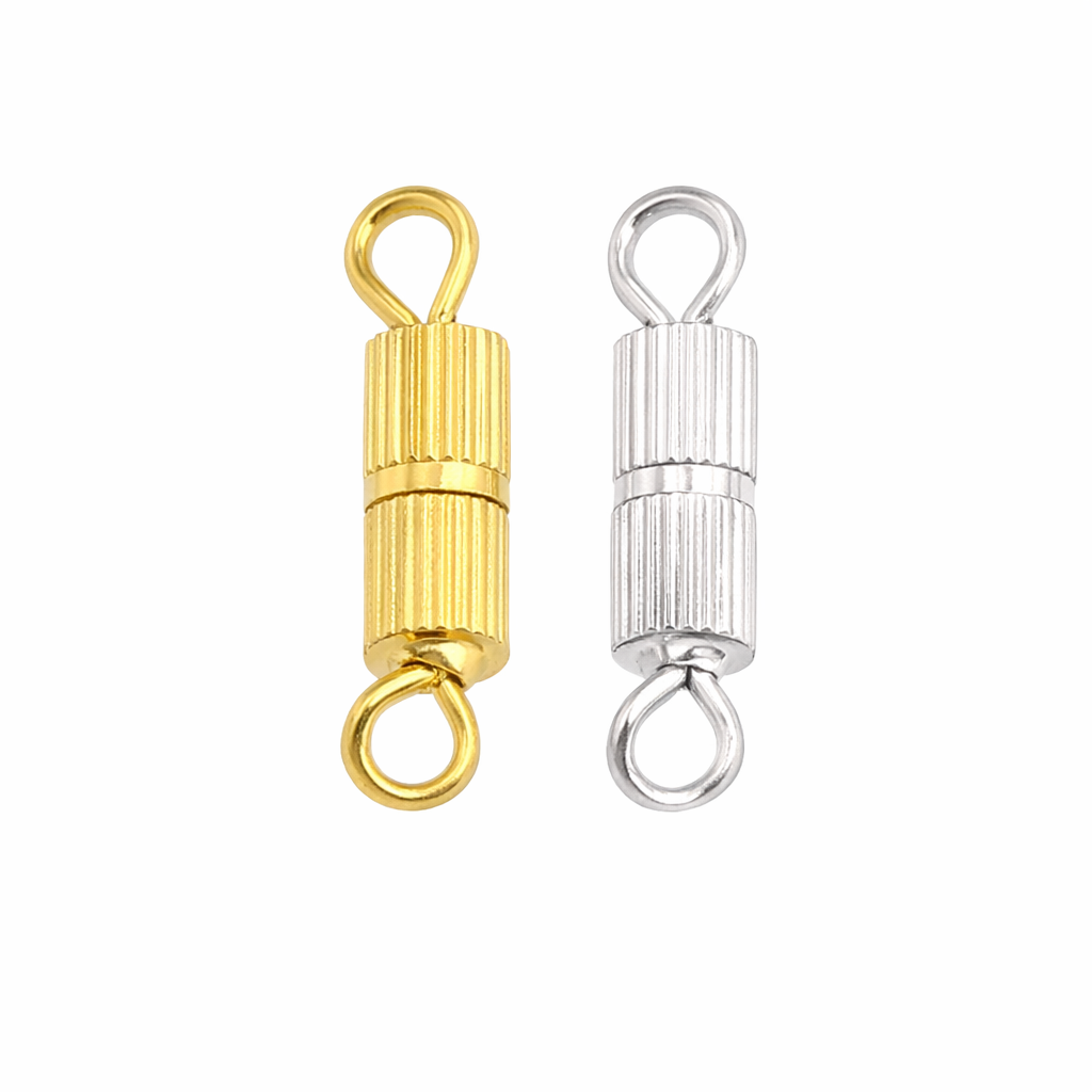19A: Gold Barrel Screw Clasp 10pk