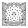 3C. White Bandana (22" x 22")