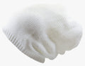 3FF: White Rasta Dreadlock Beanie (L)