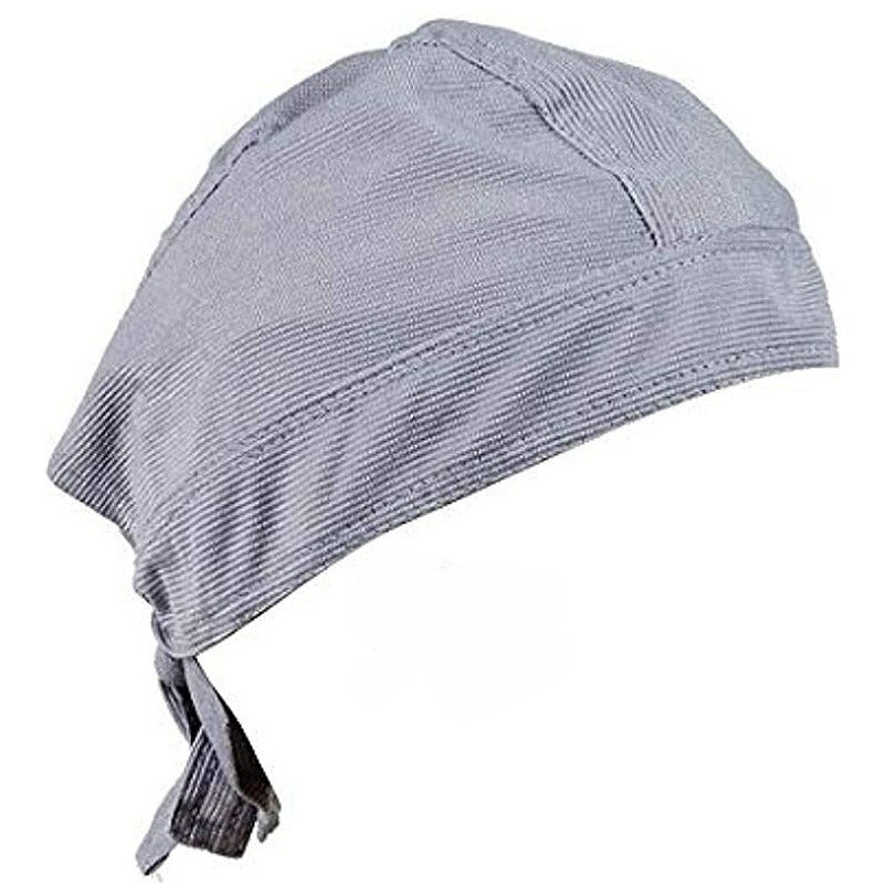 3EE: Grey Patka skull cap Fits Most