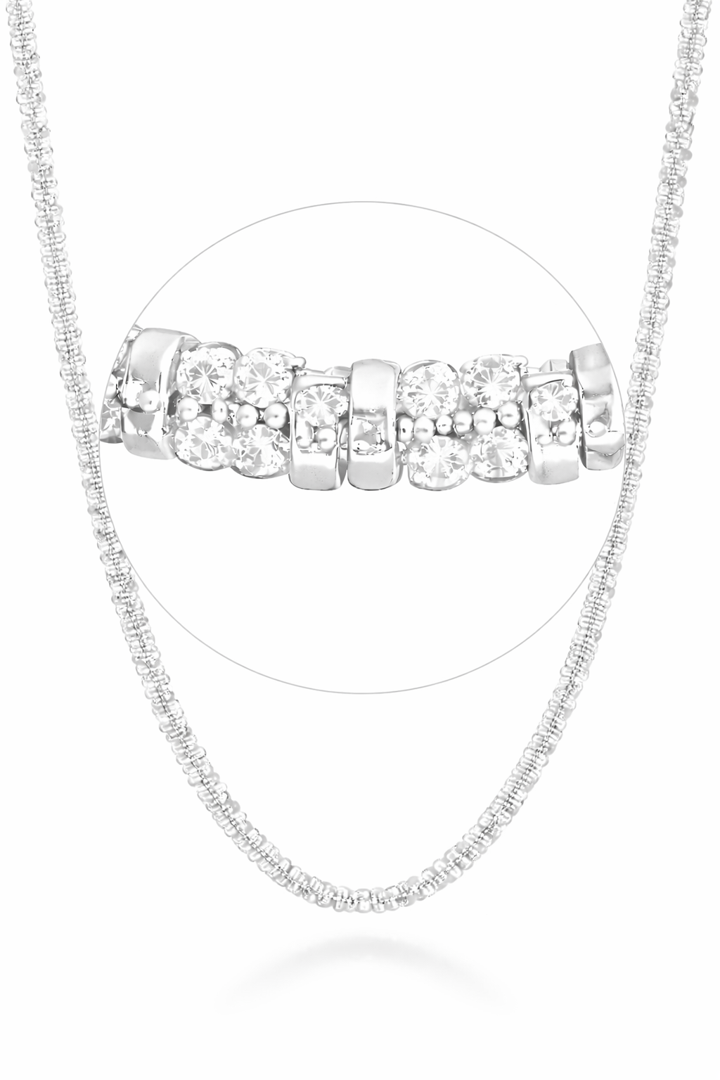 22U: Twisted Sparkle Chain .925 Sterling Silver 1.8mm (24")
