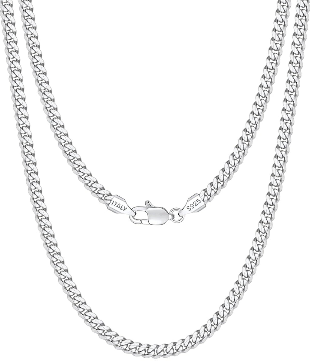 21X: Cuban Link .925 Italian Sterling Silver 3.5mm (24")