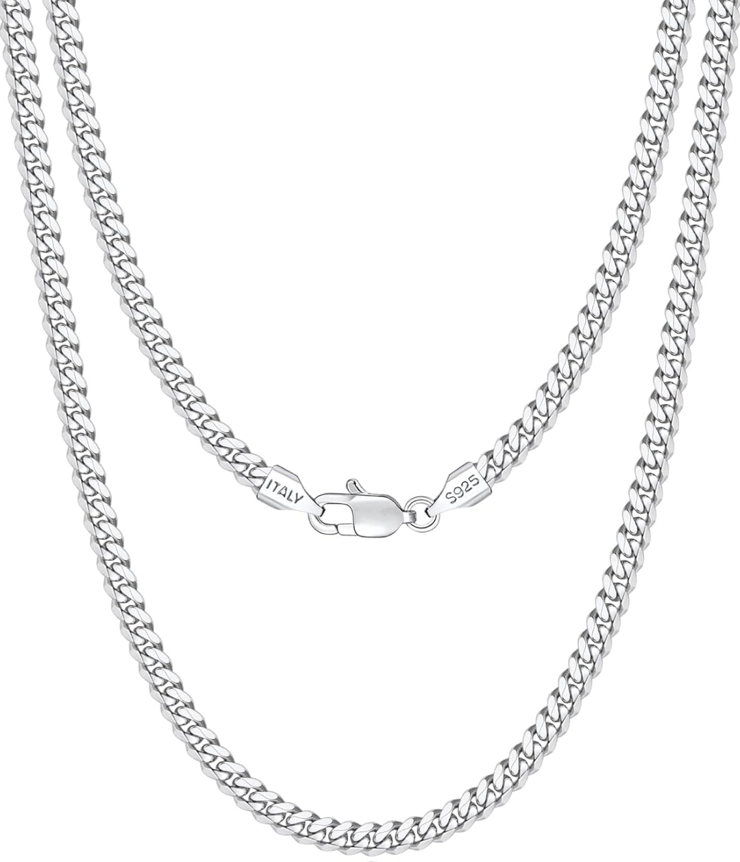 21X: Cuban Link .925 Italian Sterling Silver 3.5mm (24")
